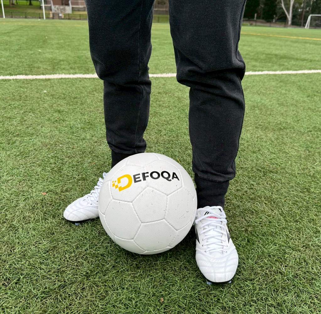 DEFOQA Soccer Ball on Field